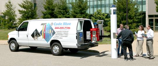 Code Blue Demo Van